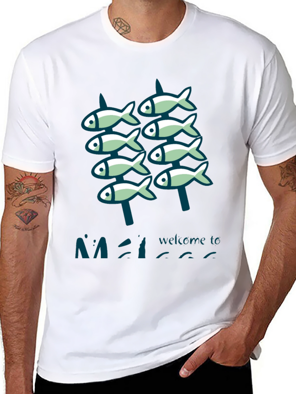 Fish Graphic T-Shirt - Unique Design