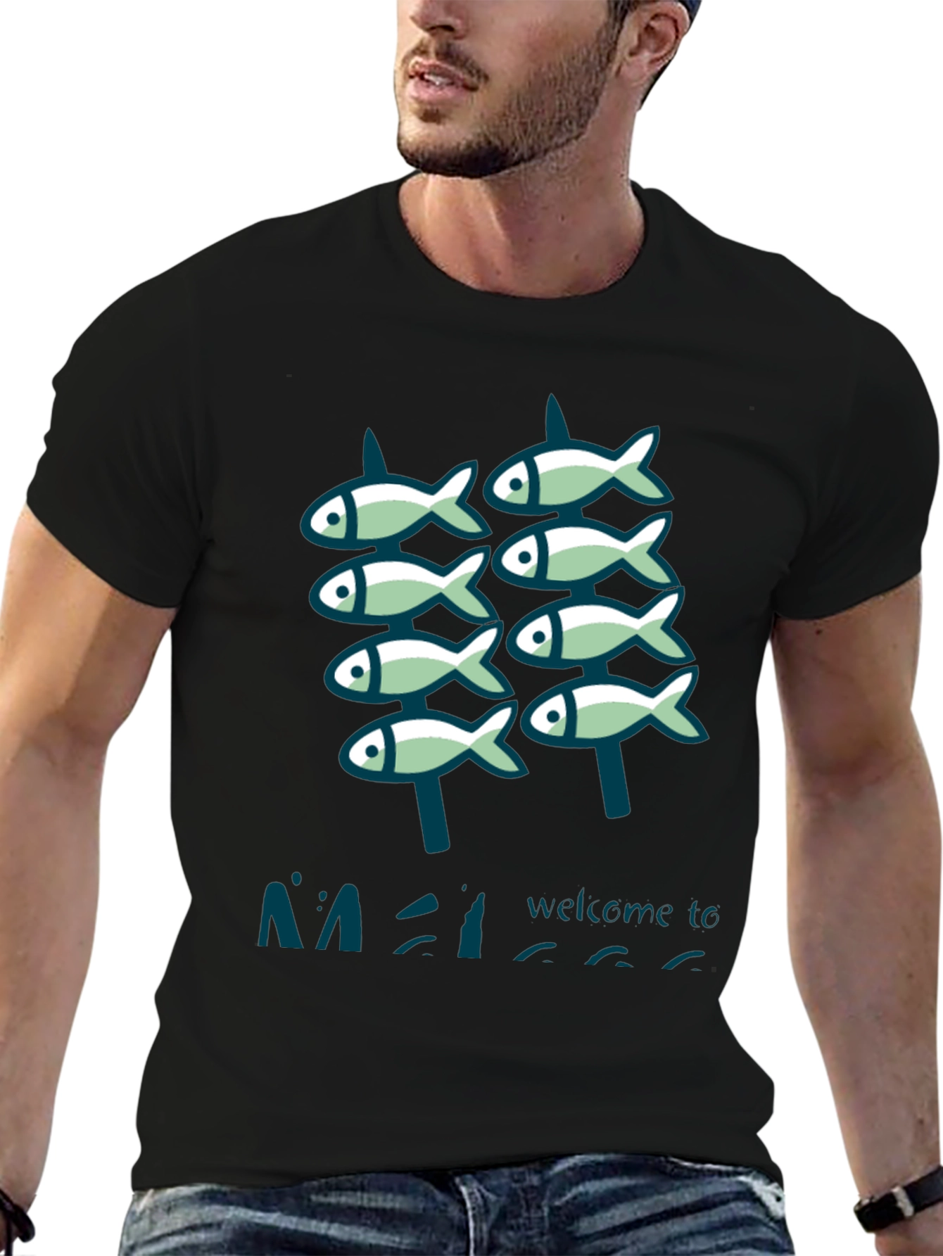 Fish Graphic T-Shirt - Unique Design