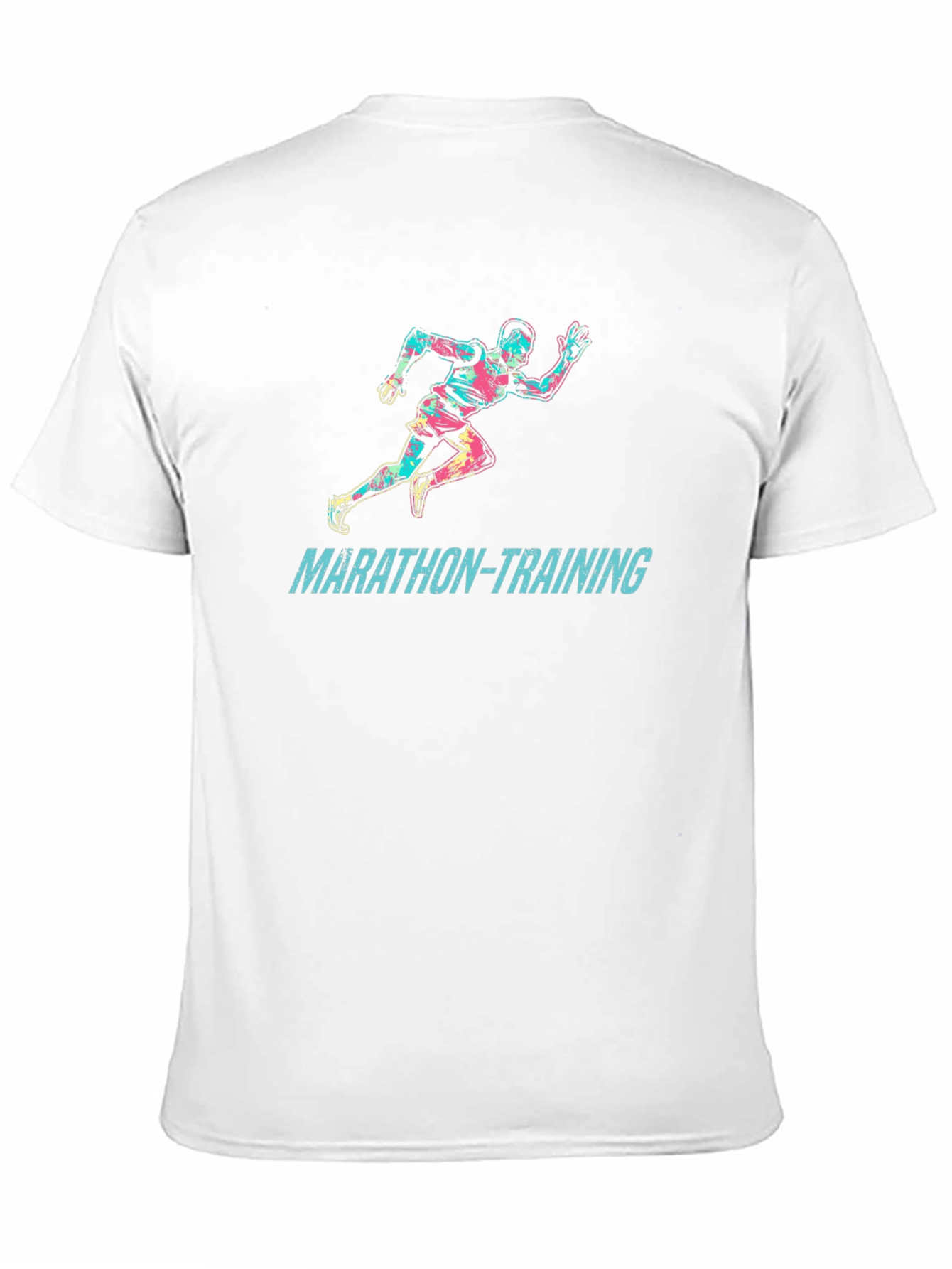 Marathon Training Graphic T-Shirt - Runner Design