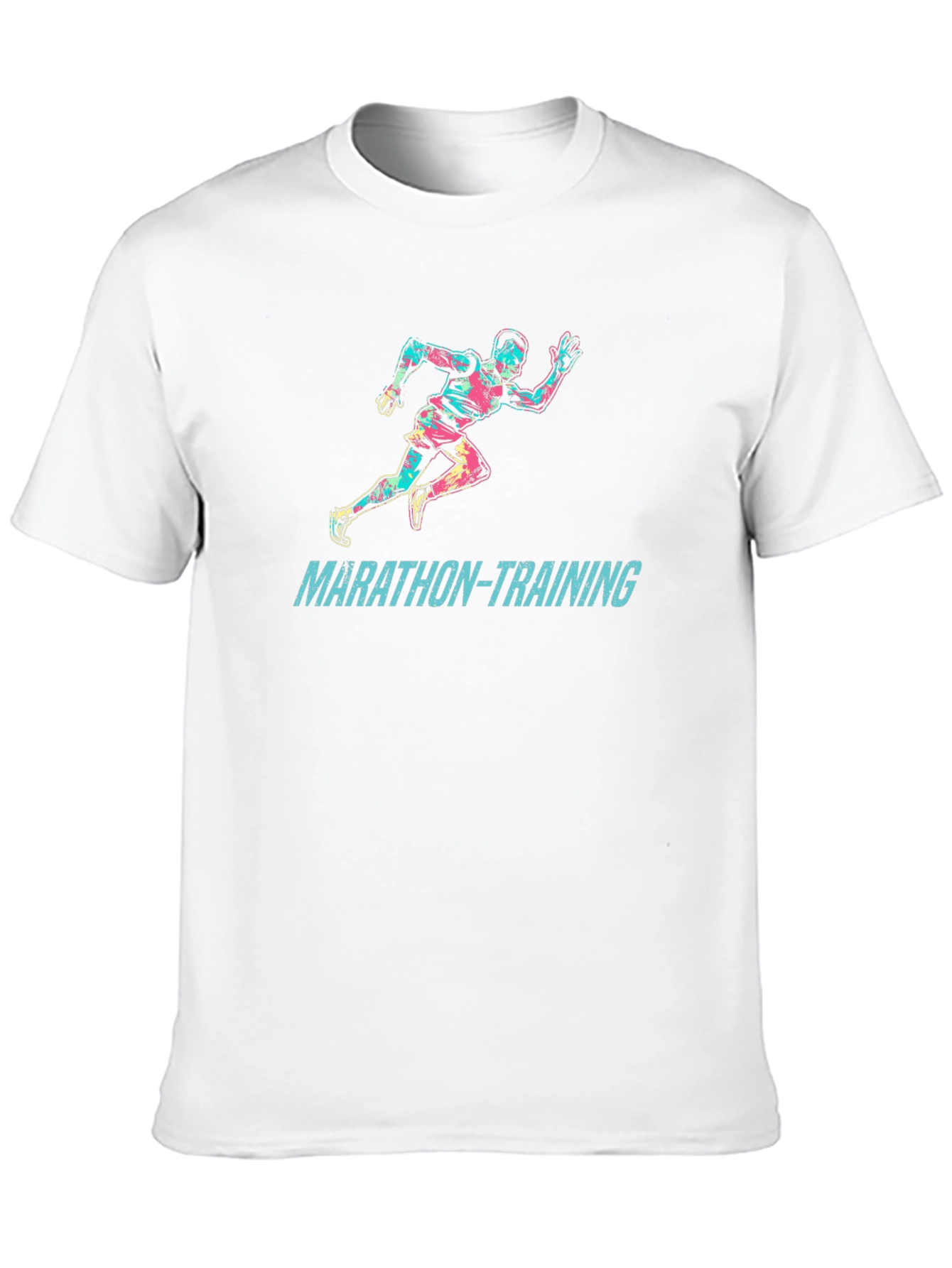 Marathon Training Graphic T-Shirt - Runner Design