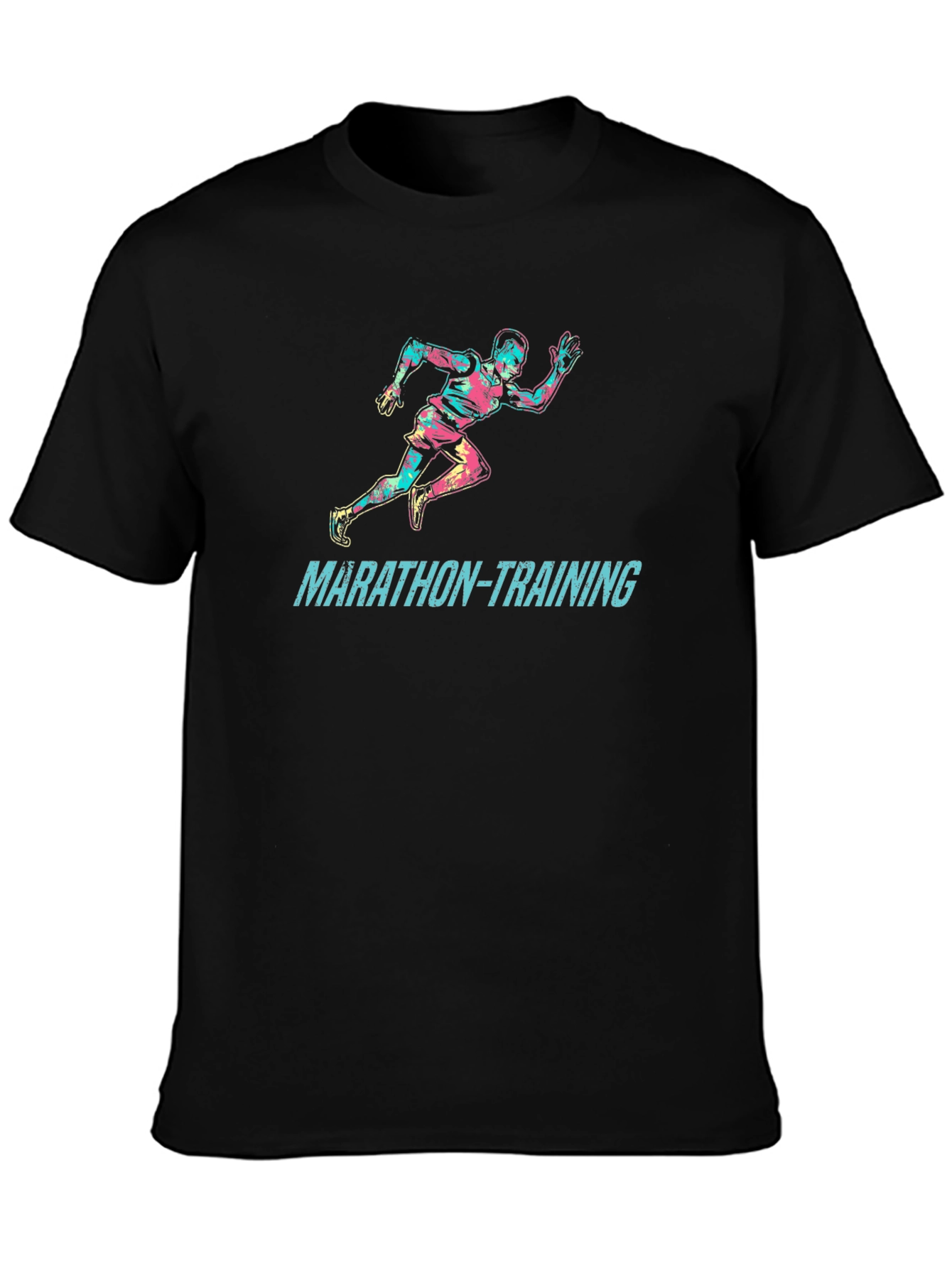 Marathon Training Graphic T-Shirt - Runner Design