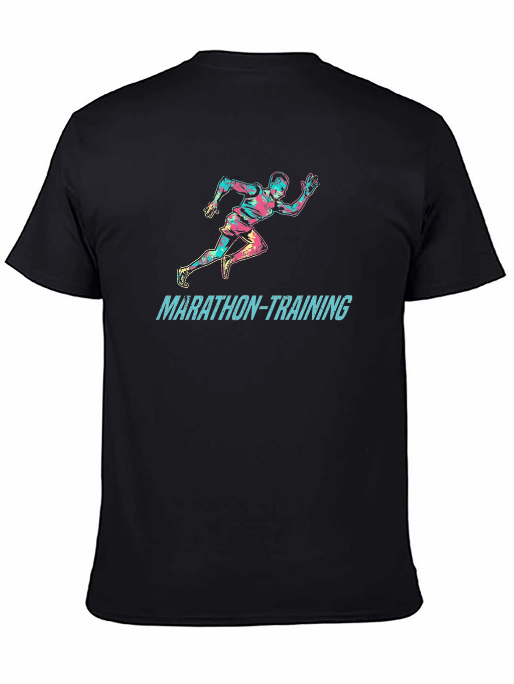 Marathon Training Graphic T-Shirt - Runner Design