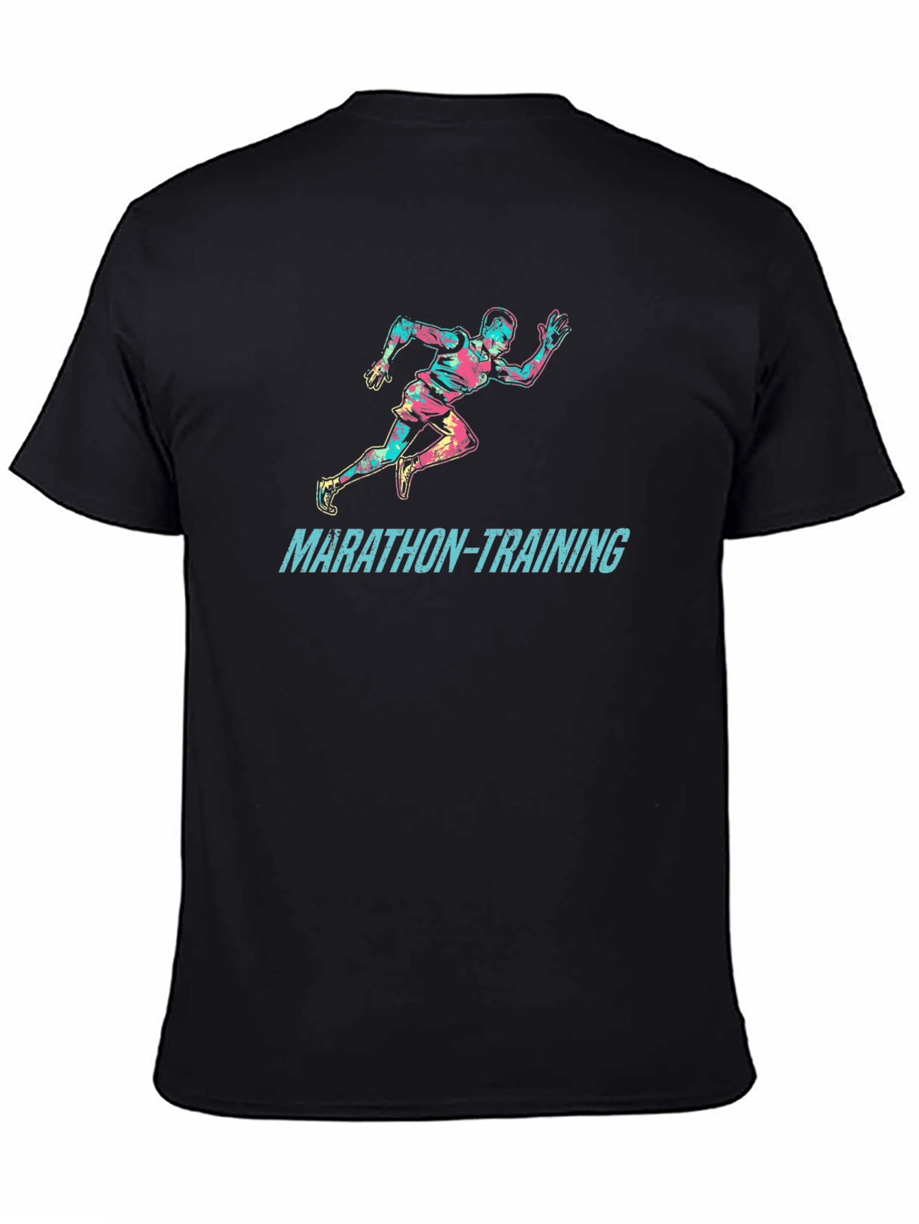 Marathon Training Graphic T-Shirt - Runner Design