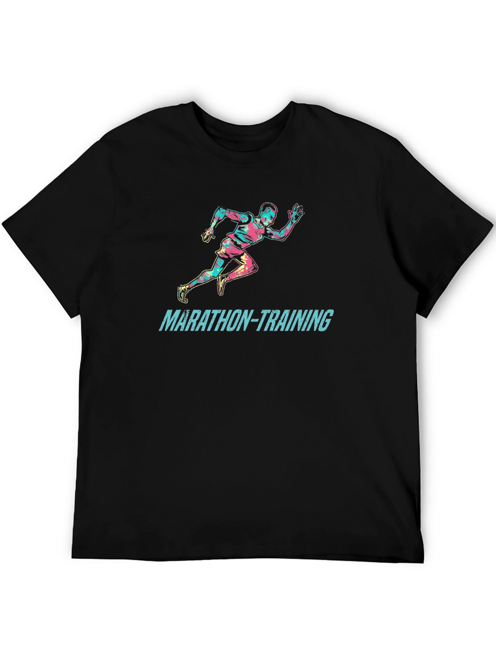 Marathon Training Graphic T-Shirt - Runner Design