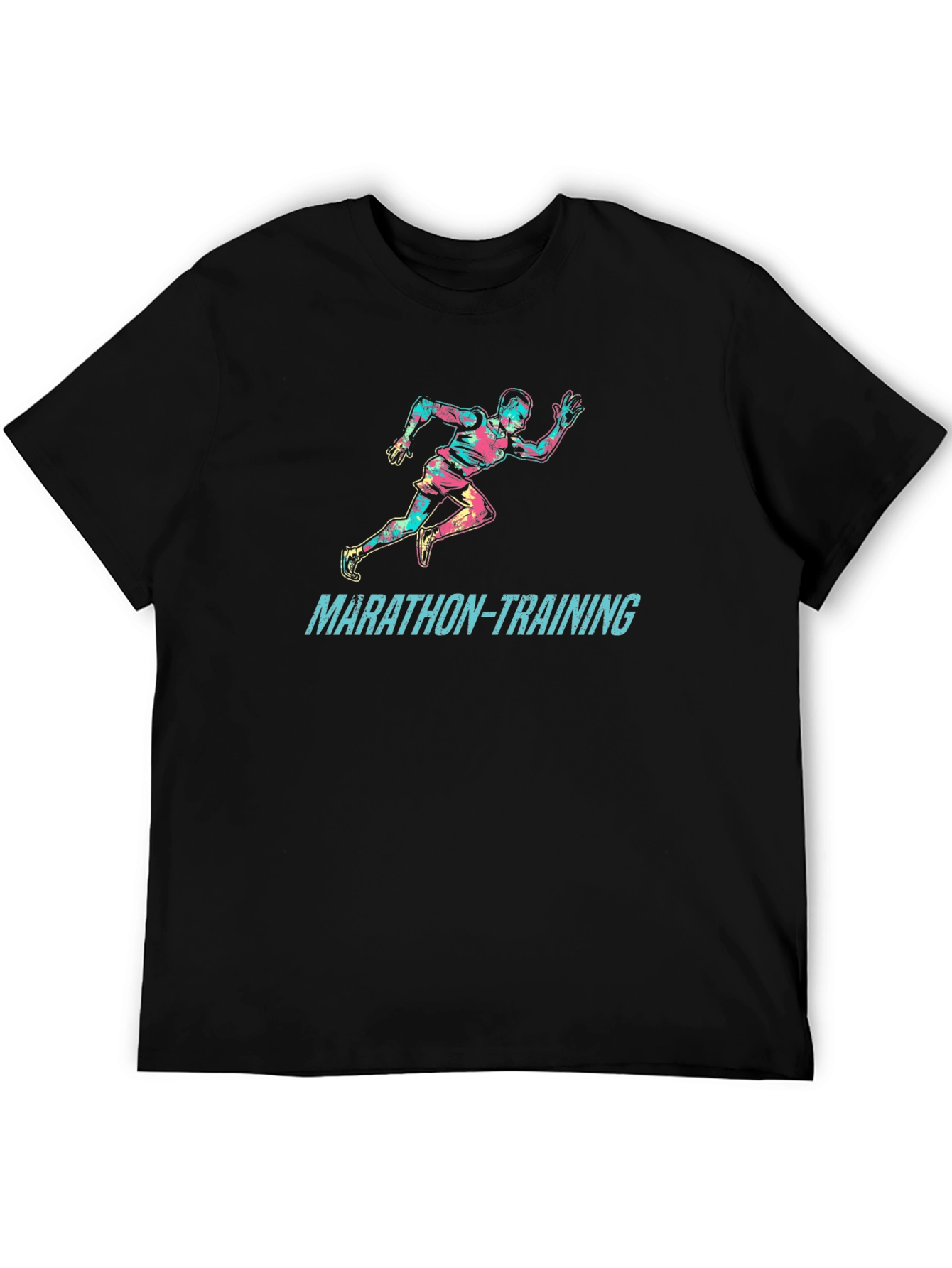 Marathon Training Graphic T-Shirt - Runner Design