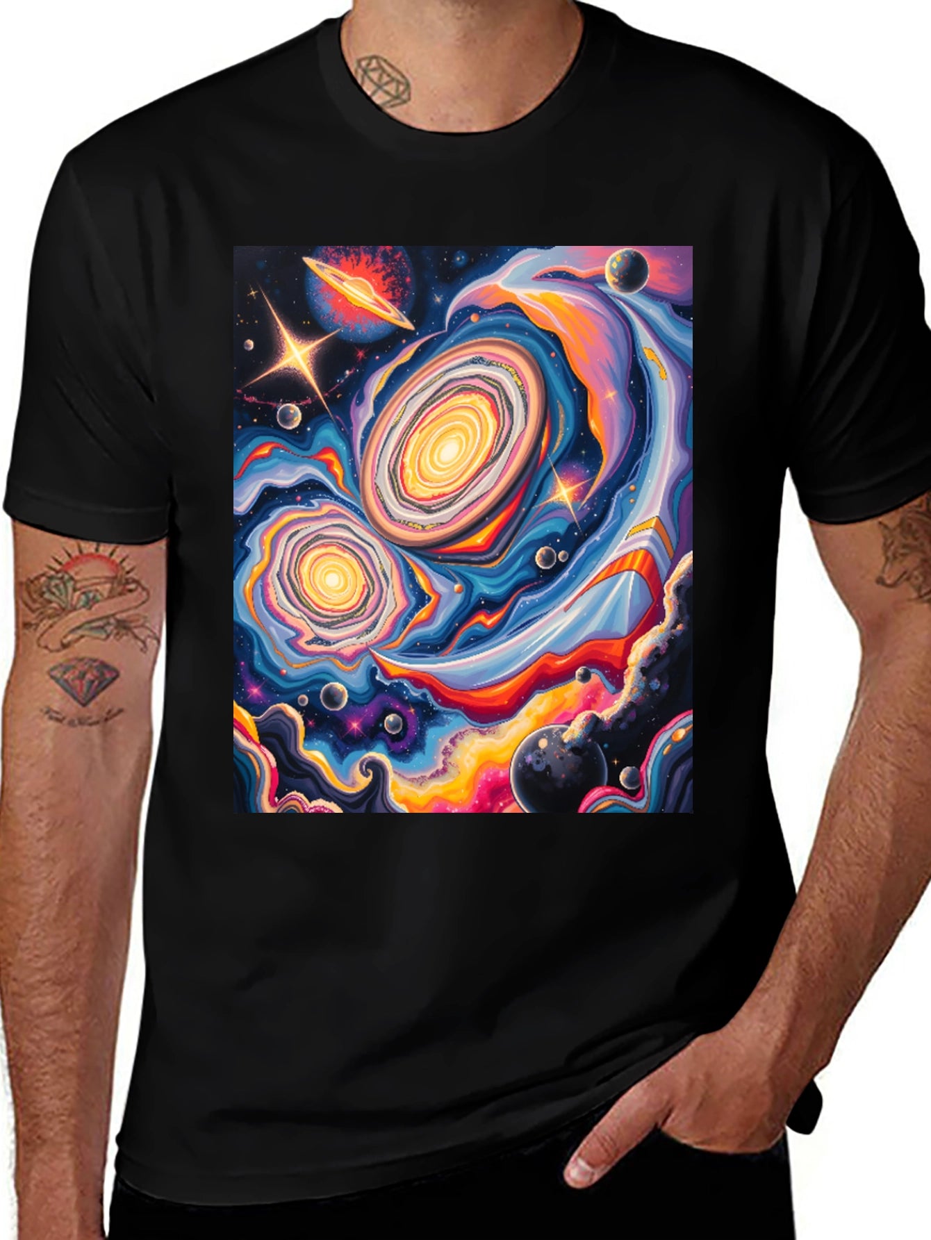 Cosmic Galaxy Graphic Tee