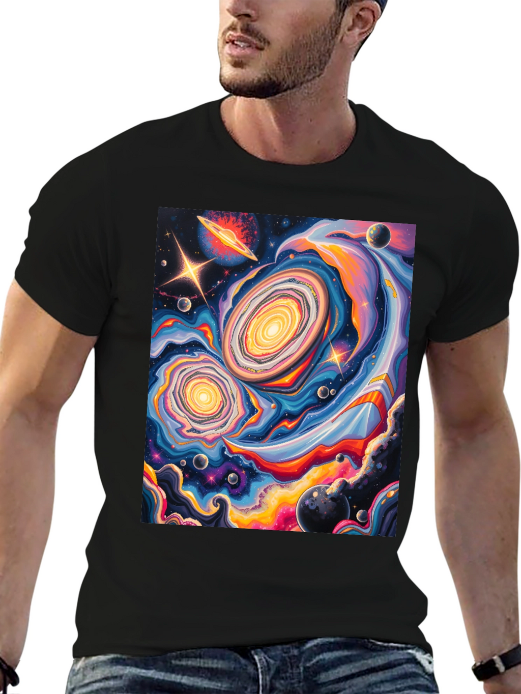 Cosmic Galaxy Graphic Tee