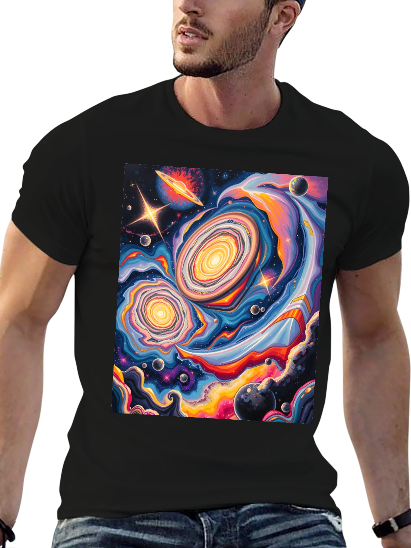 Cosmic Galaxy Graphic Tee