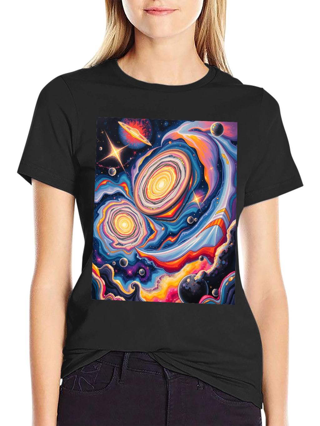 Cosmic Galaxy Graphic Tee