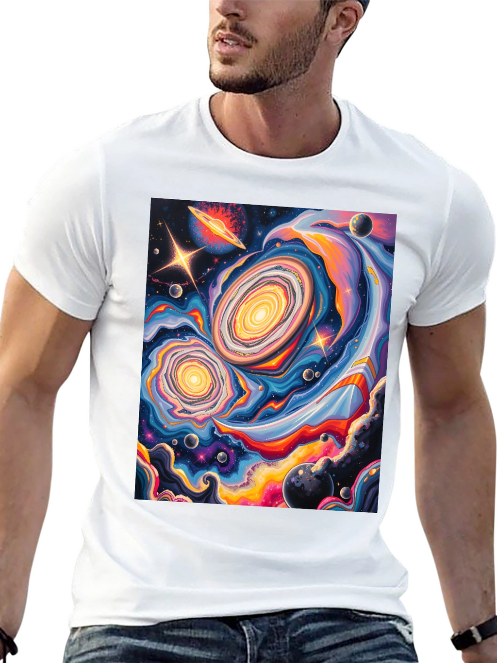 Cosmic Galaxy Graphic Tee