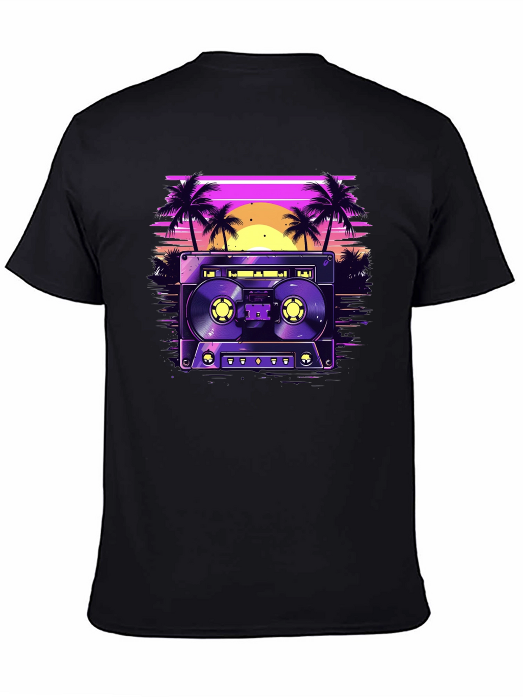 Retro Cassette Beach T-Shirt