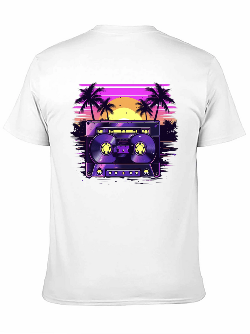 Retro Cassette Beach T-Shirt