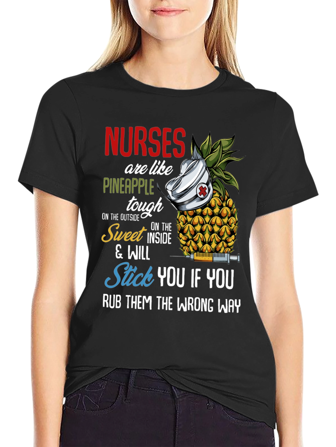 Nurses Are Like Pineapple Funny T-Shirt
