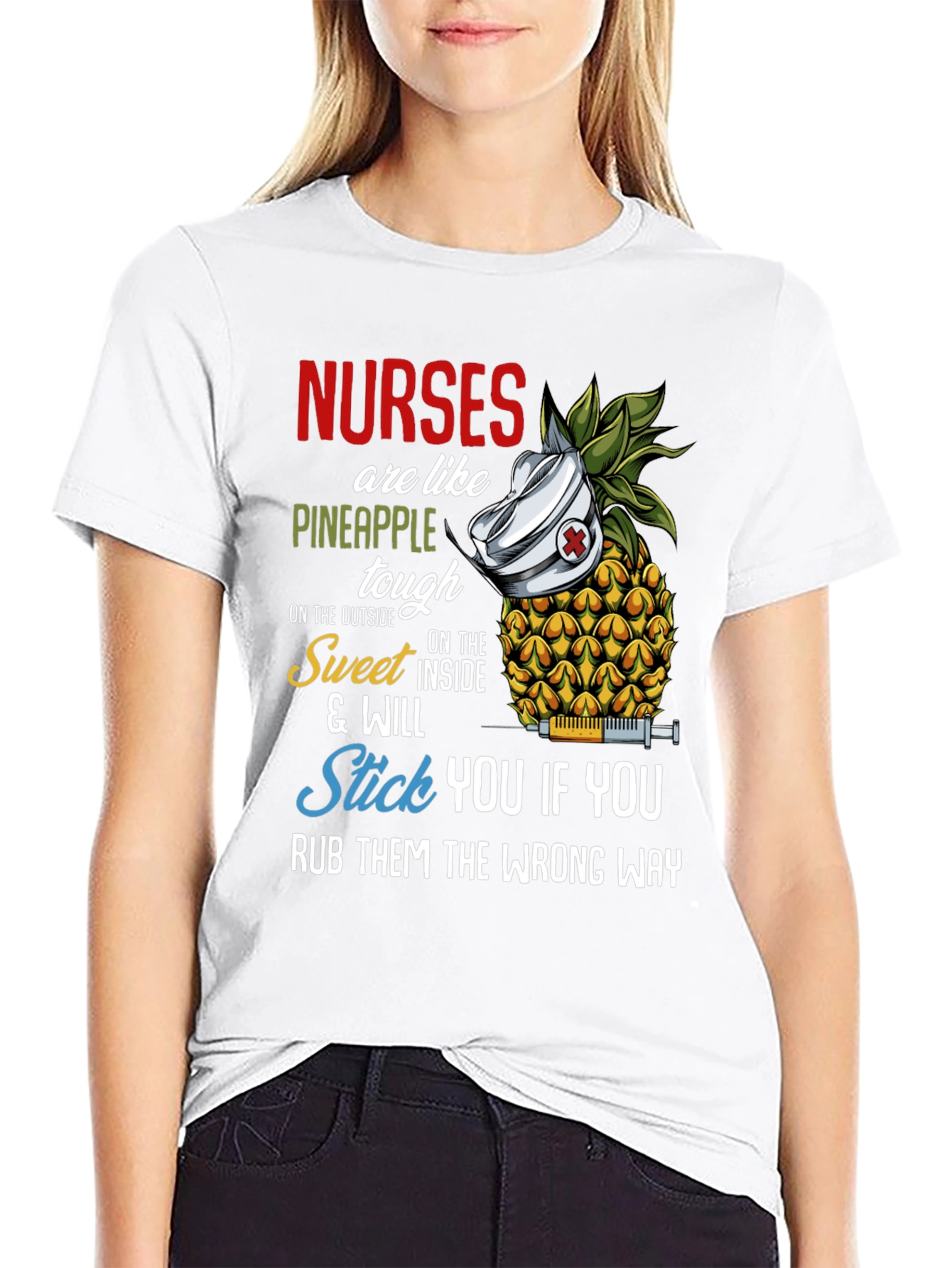 Nurses Are Like Pineapple Funny T-Shirt