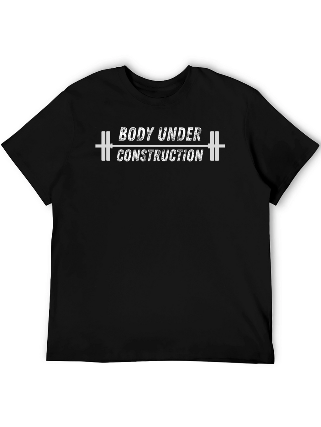 Body Under Construction Graphic Tee - Black