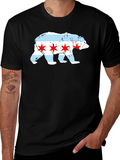 Chicago Bear Flag T-Shirt