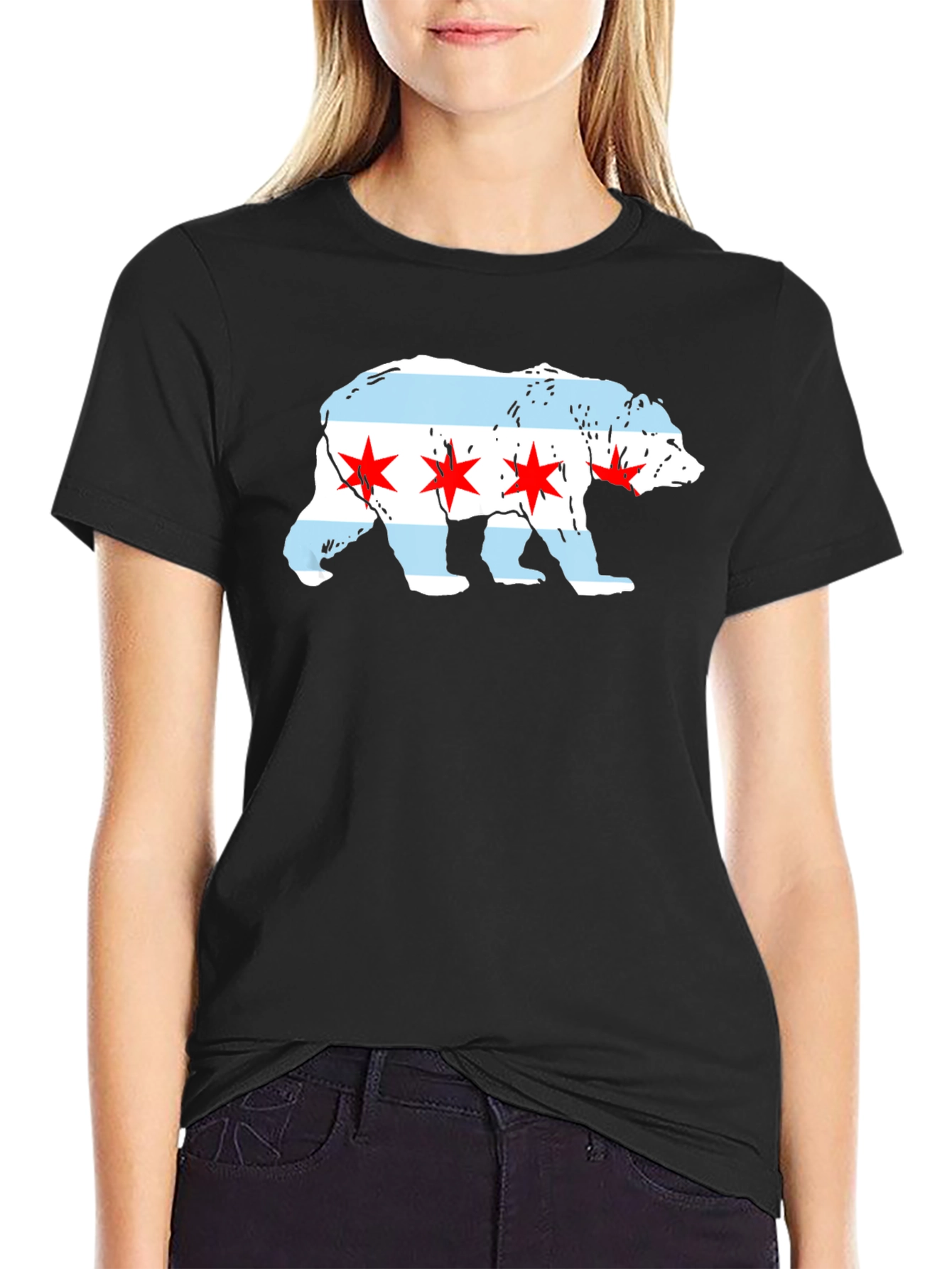 Chicago Bear Flag T-Shirt