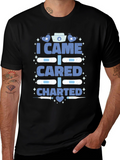 Nurse T-Shirt - I Came I Cared I Charted