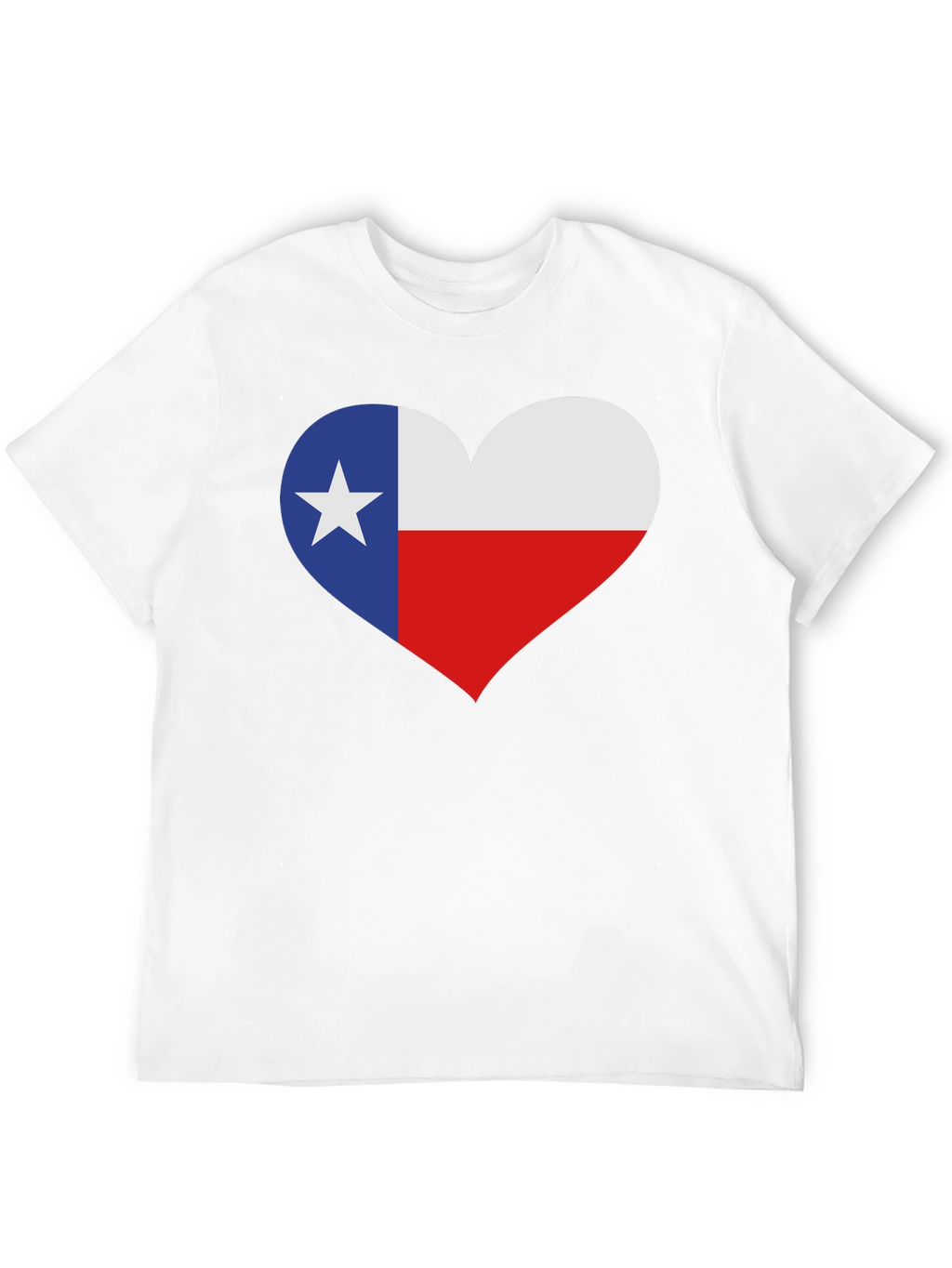 Texas Flag Heart T-Shirt - State Pride Tee