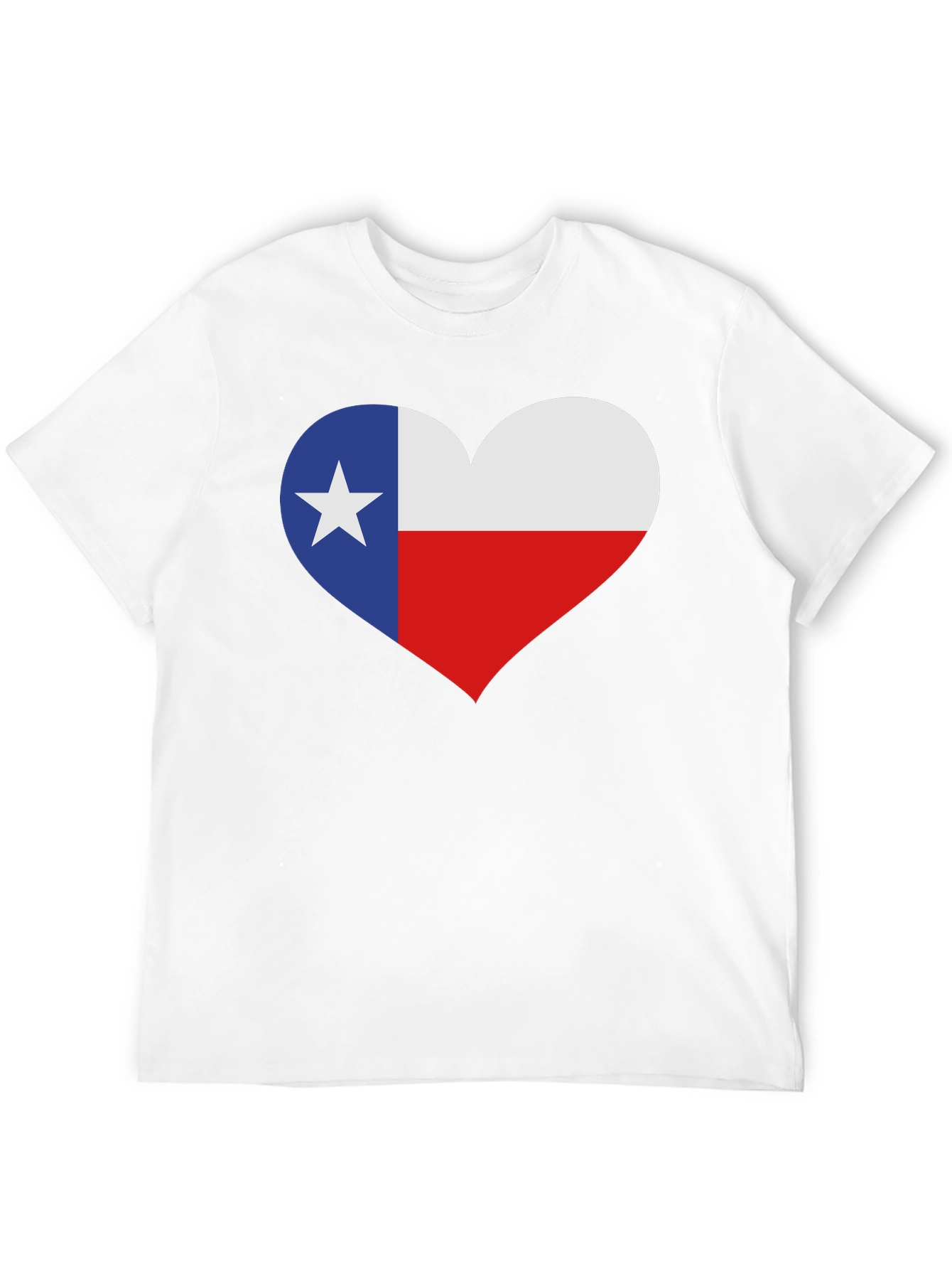Texas Flag Heart T-Shirt - State Pride Tee