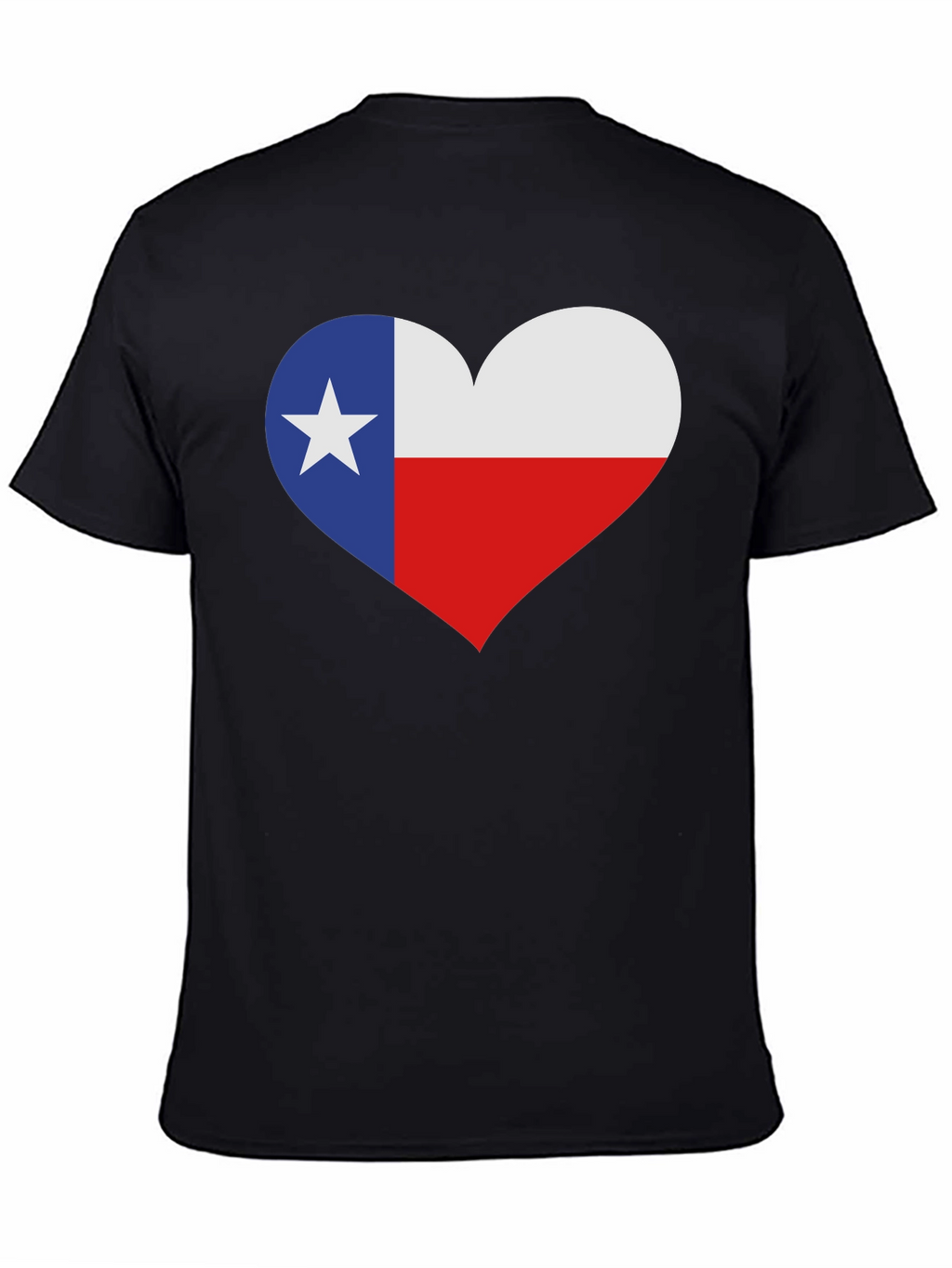 Texas Flag Heart T-Shirt - State Pride Tee