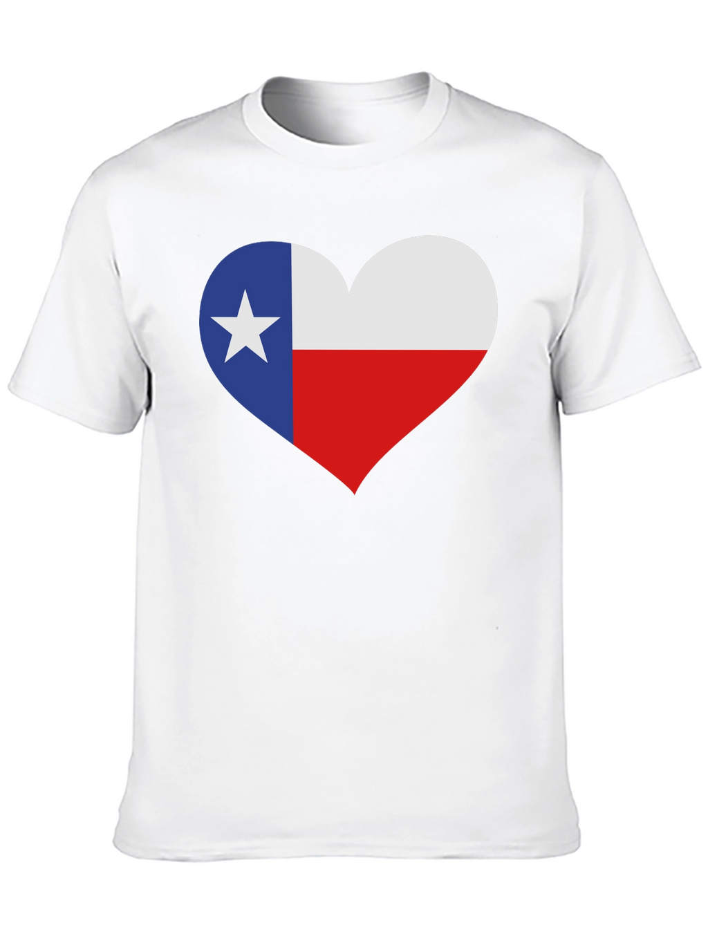 Texas Flag Heart T-Shirt - State Pride Tee