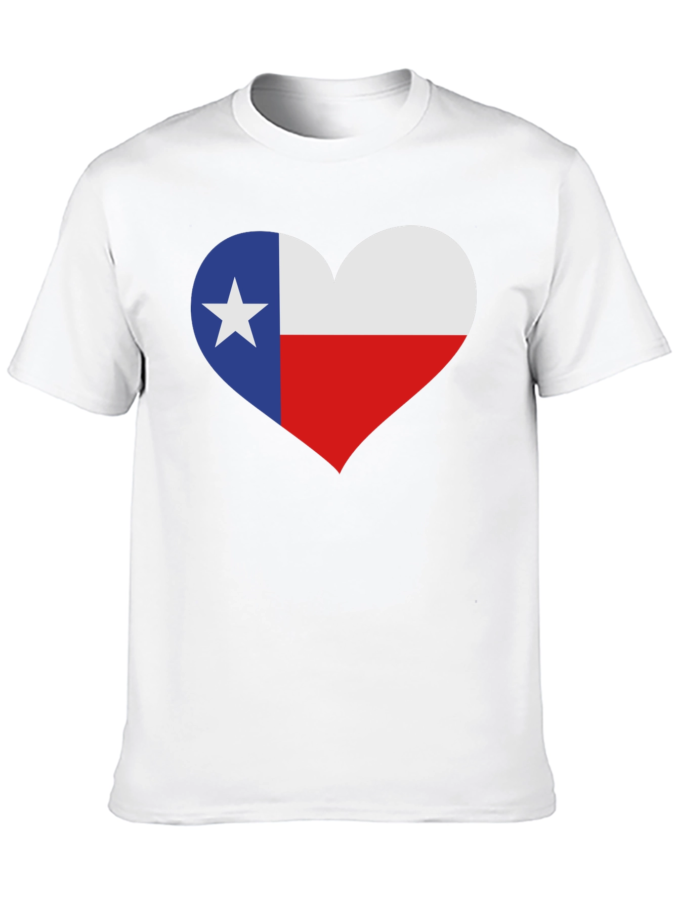 Texas Flag Heart T-Shirt - State Pride Tee