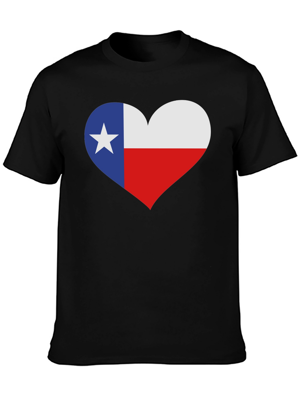 Texas Flag Heart T-Shirt - State Pride Tee