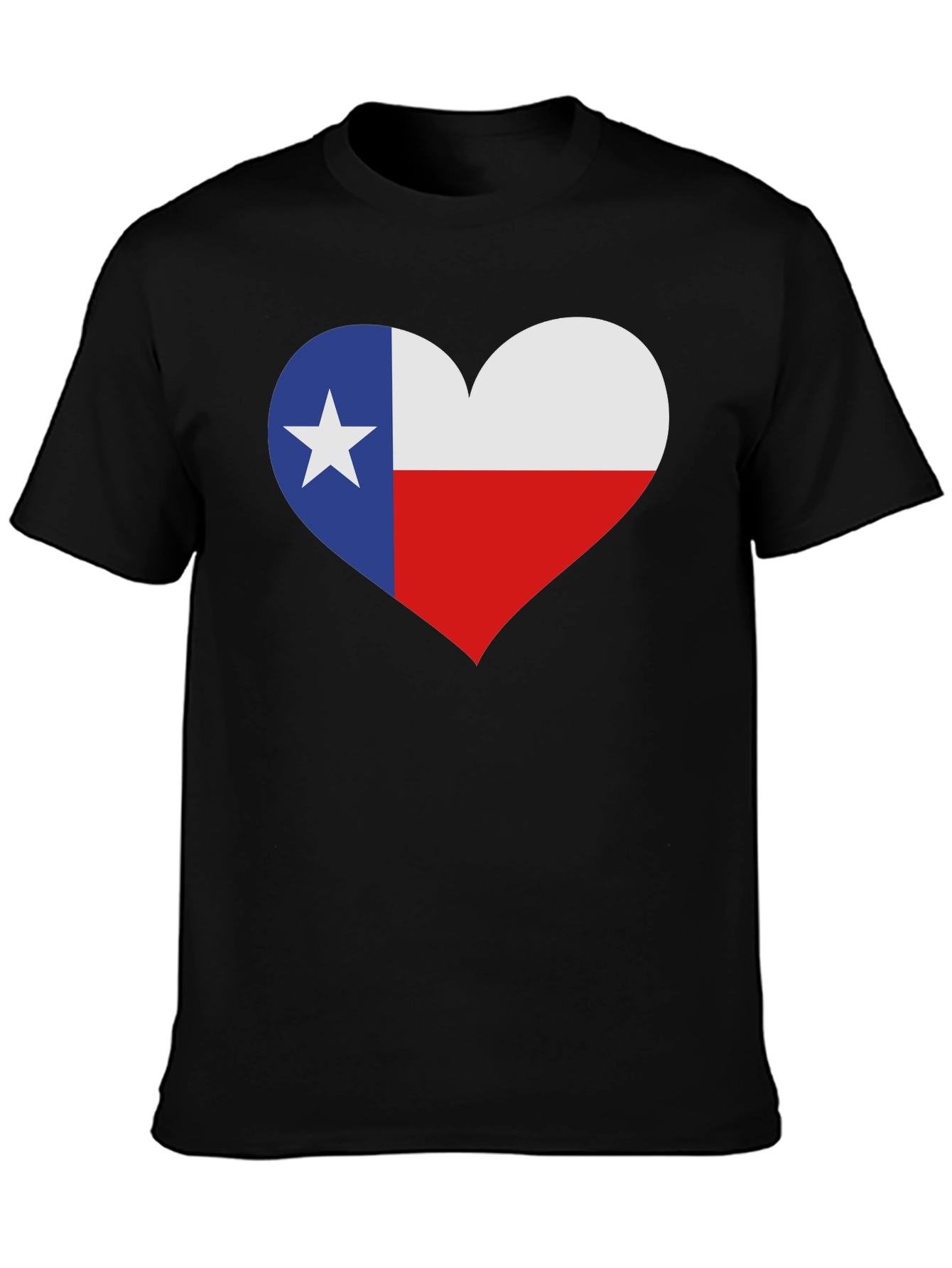 Texas Flag Heart T-Shirt - State Pride Tee