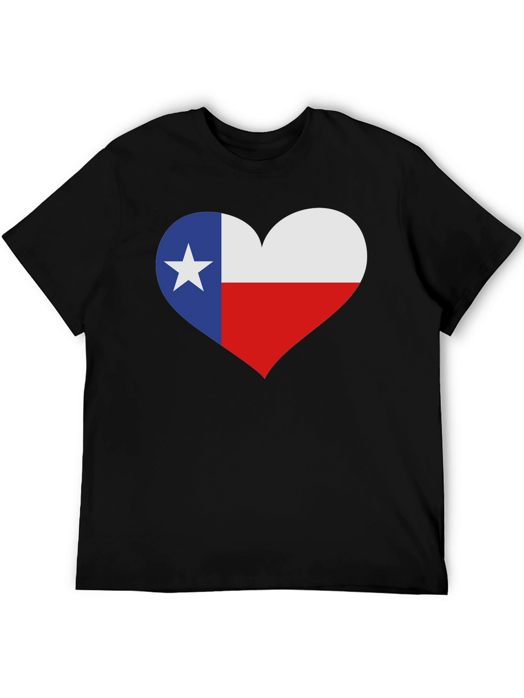 Texas Flag Heart T-Shirt - State Pride Tee