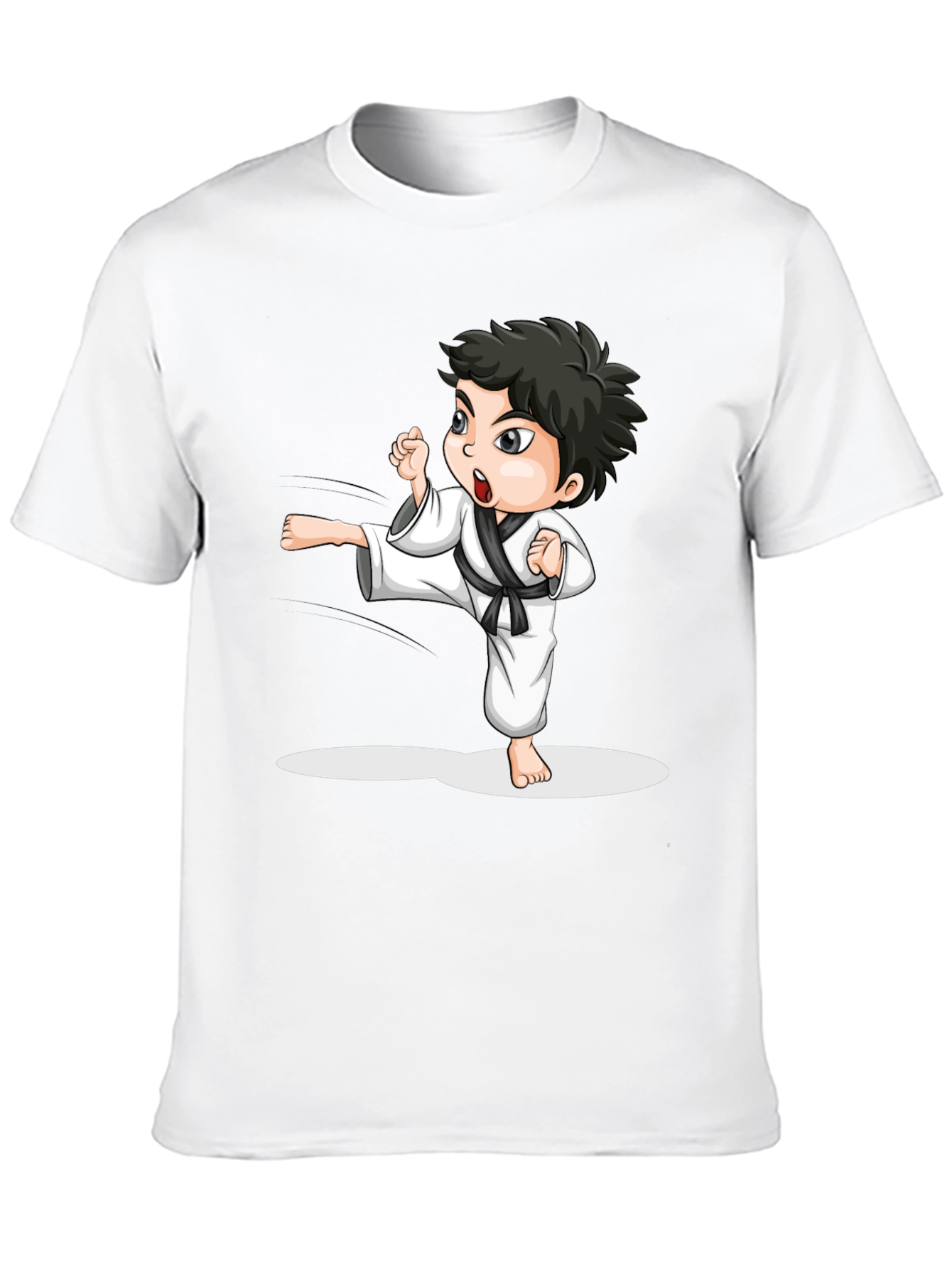 Karate Kid Graphic Tee - Black Martial Arts T-Shirt