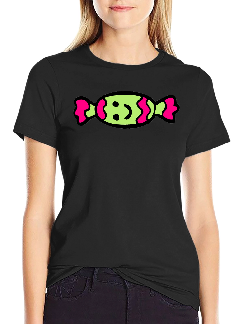 Candy Graphic T-Shirt - Fun & Playful Design