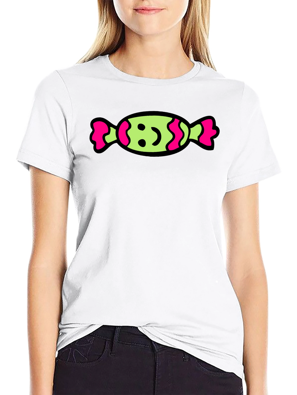 Candy Graphic T-Shirt - Fun & Playful Design