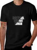 Emotional Support Human T-Shirt - Black Cotton Tee