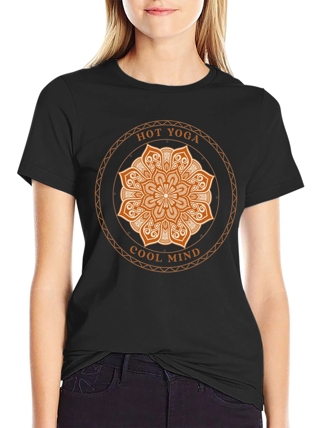 Hot Yoga Cool Mind Graphic Tee
