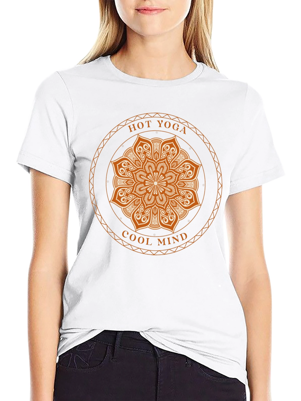 Hot Yoga Cool Mind Graphic Tee