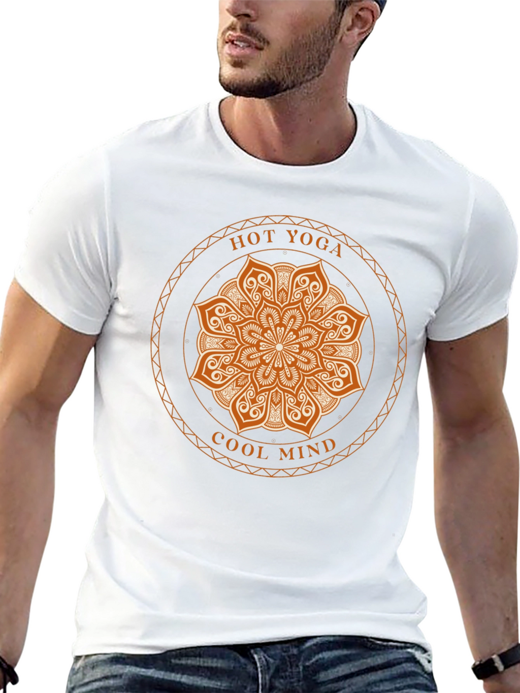 Hot Yoga Cool Mind Graphic Tee