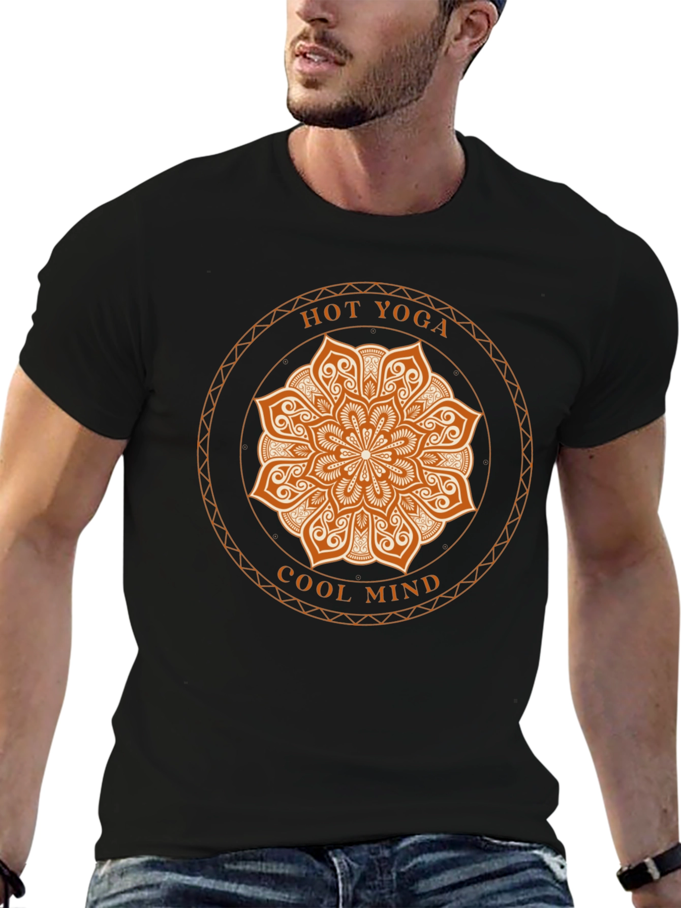 Hot Yoga Cool Mind Graphic Tee