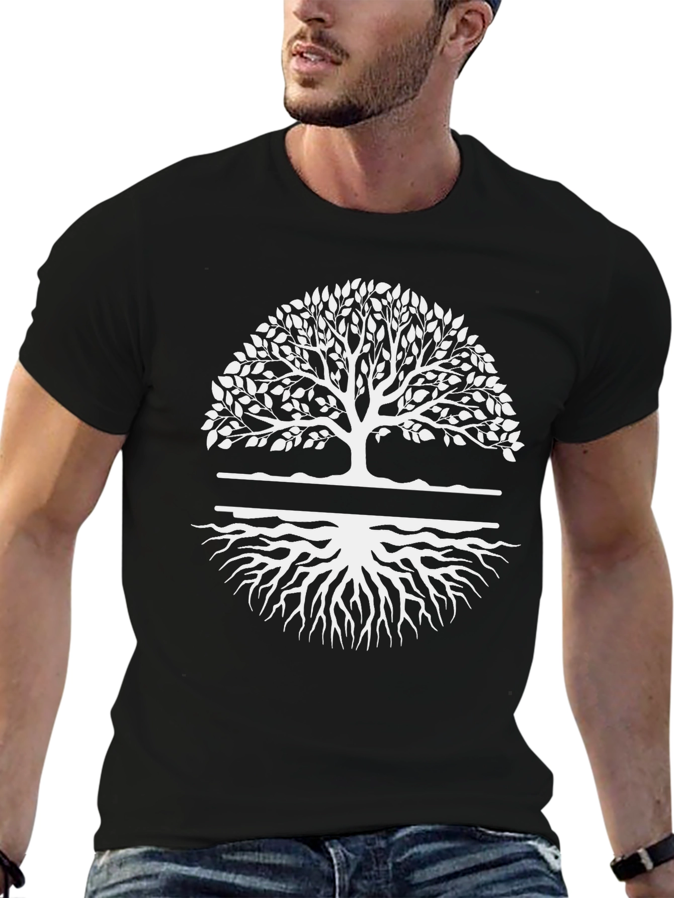 Tree of Life Black T-Shirt Graphic Tee