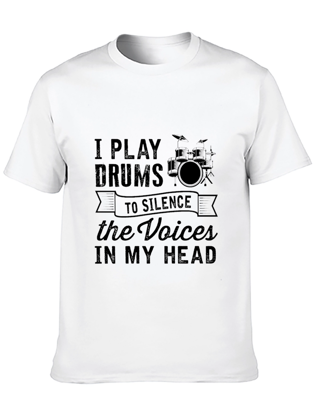 Drummer T-Shirt - Silence the Voices