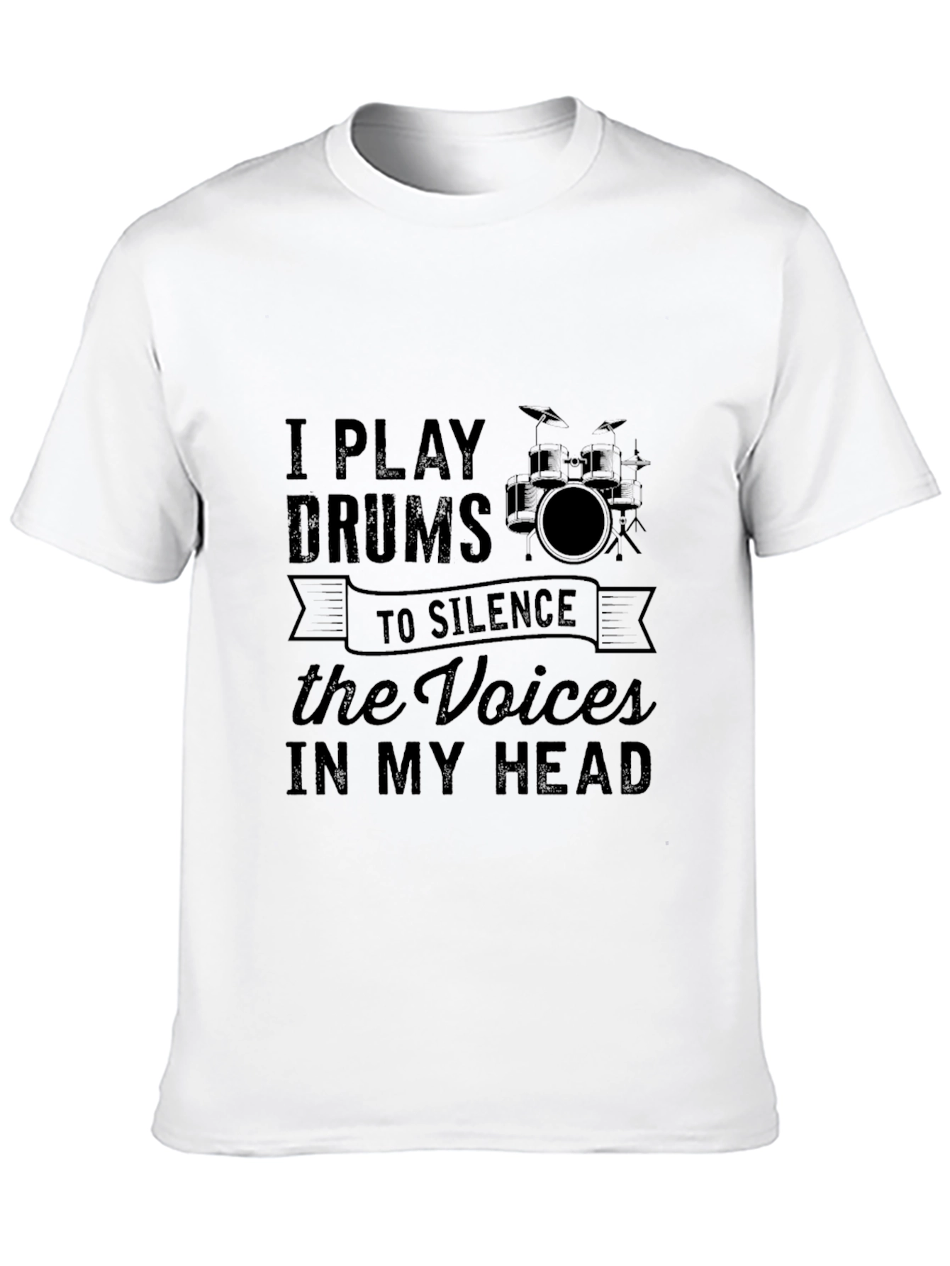 Drummer T-Shirt - Silence the Voices