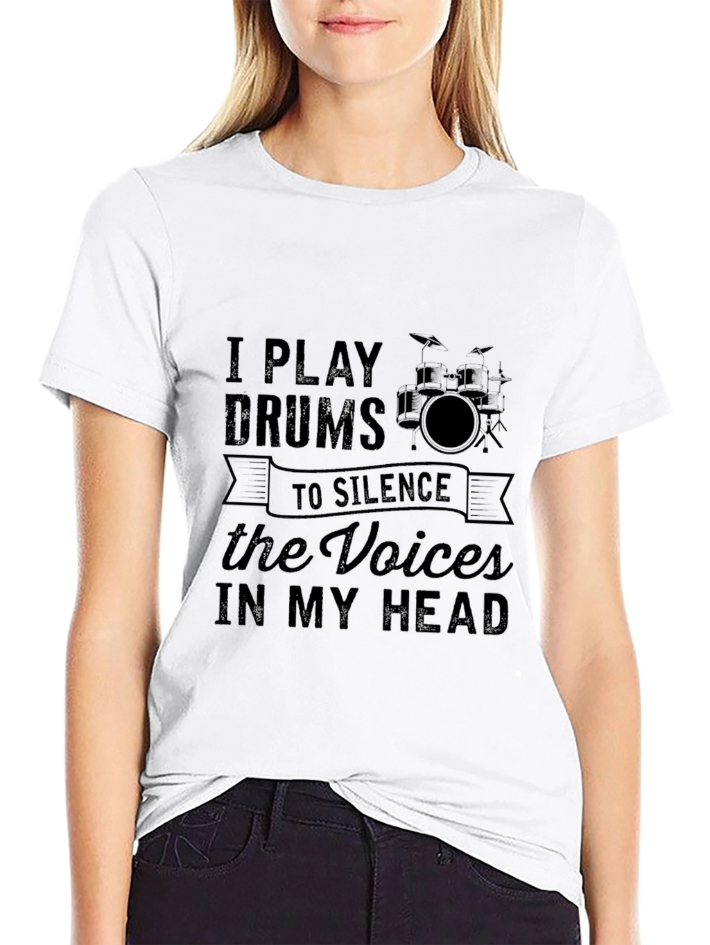 Drummer T-Shirt - Silence the Voices