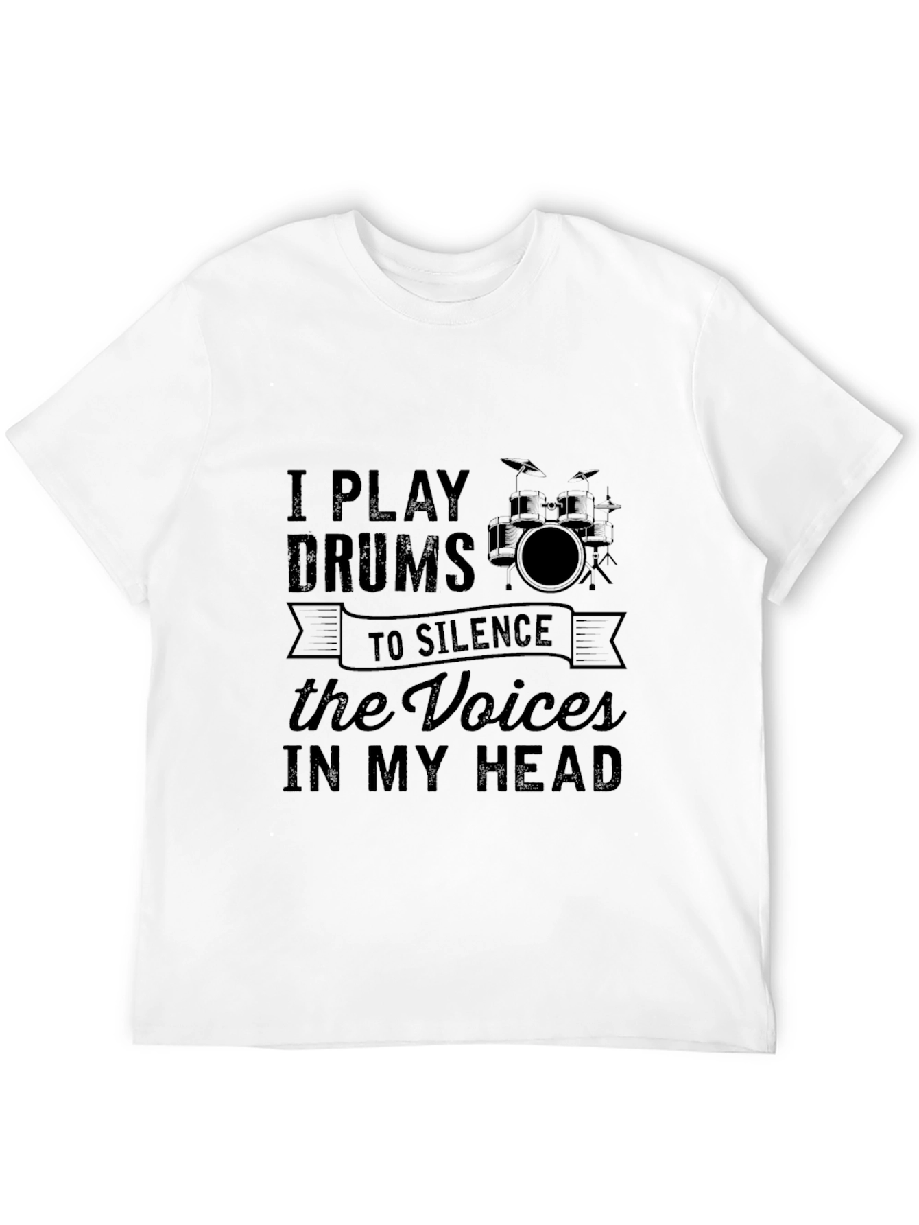 Drummer T-Shirt - Silence the Voices