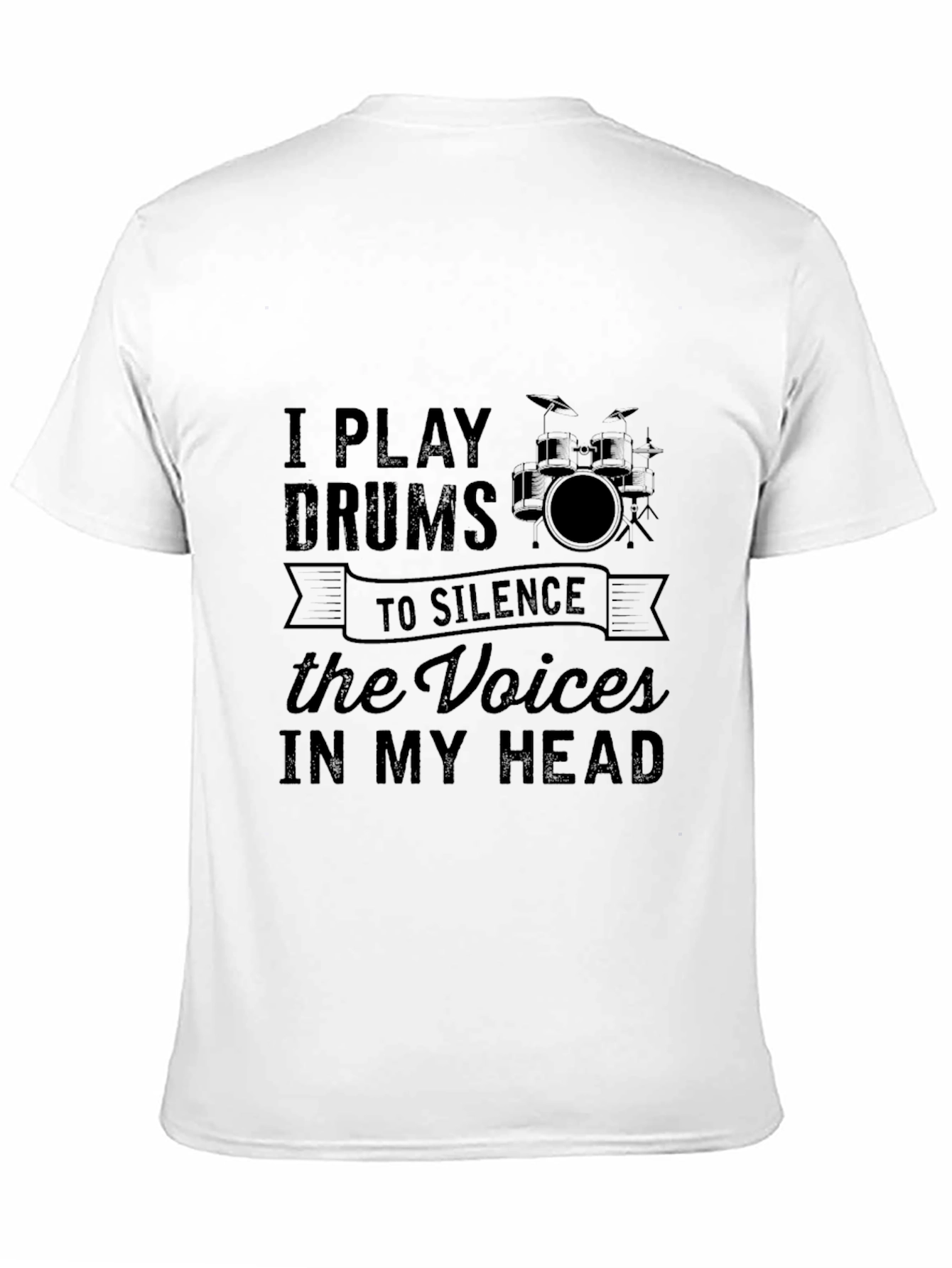 Drummer T-Shirt - Silence the Voices