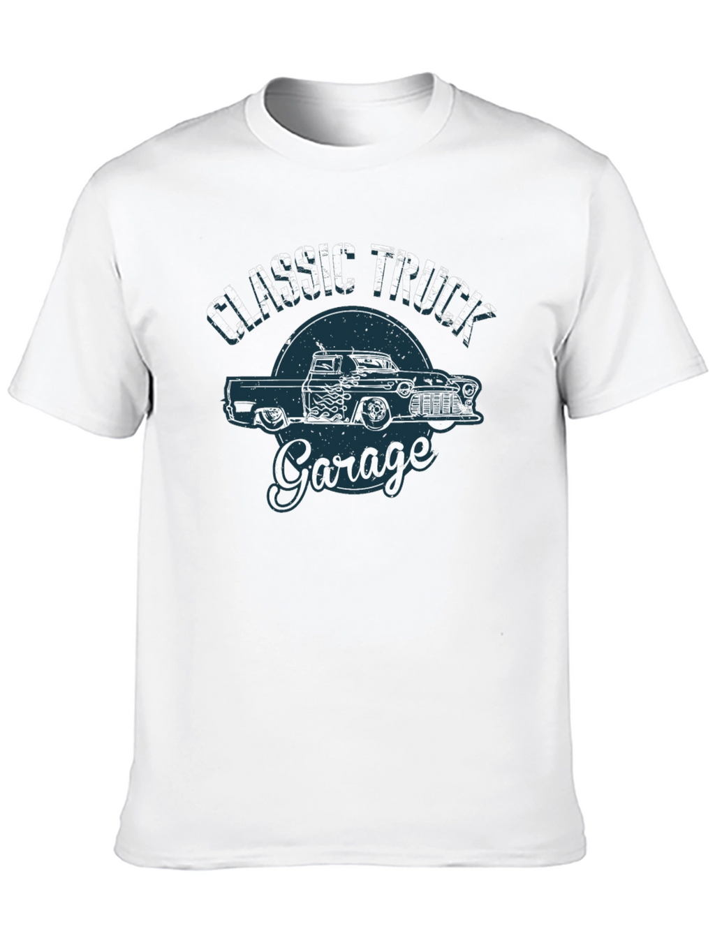 Classic Truck Garage Black T-Shirt