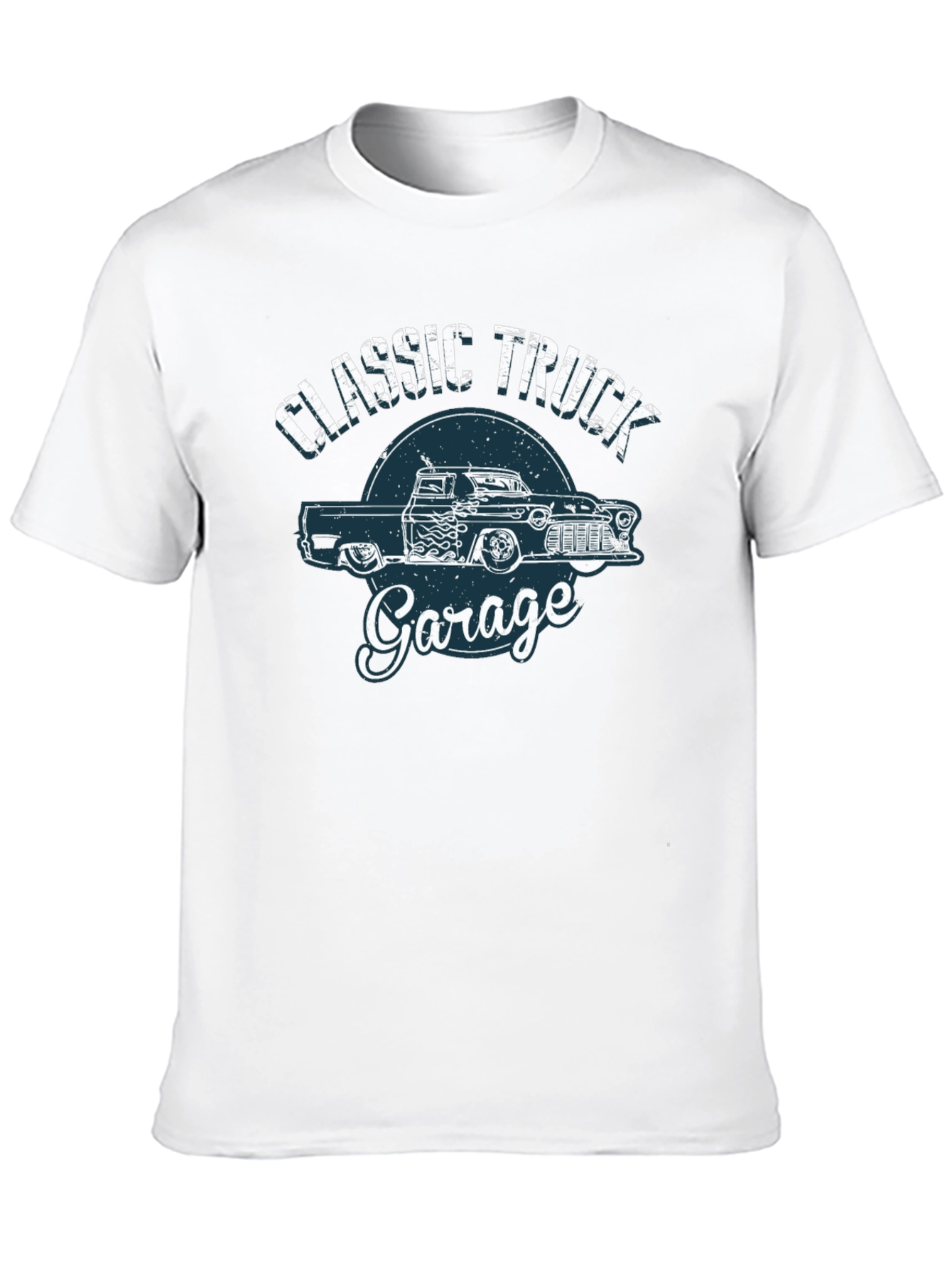 Classic Truck Garage Black T-Shirt