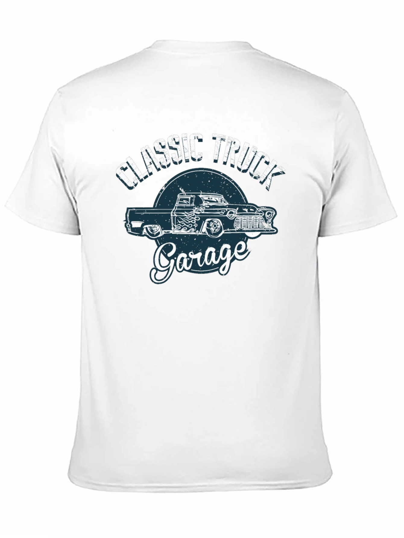 Classic Truck Garage Black T-Shirt