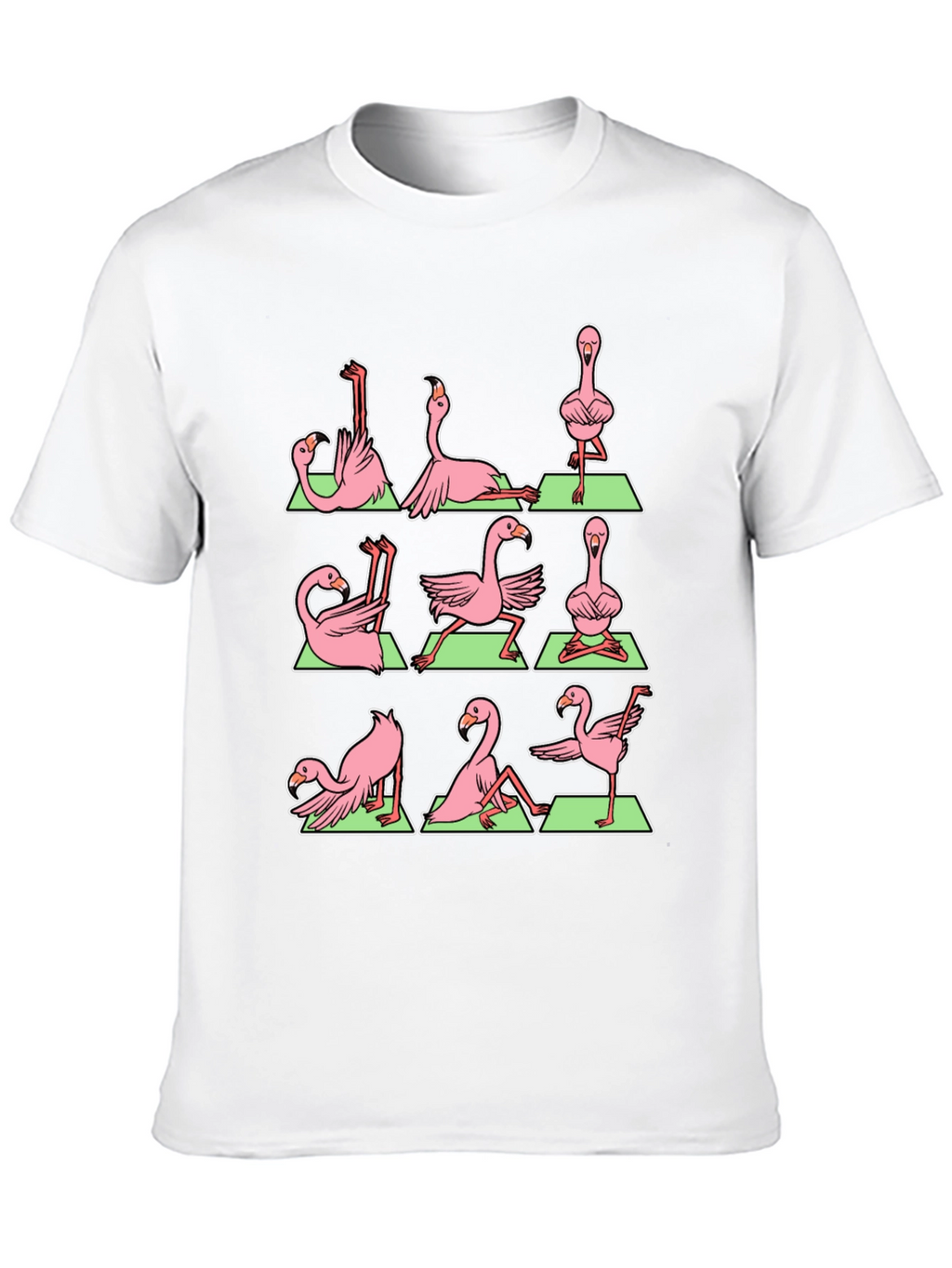 Yoga Flamingo T-Shirt - Black Graphic Tee