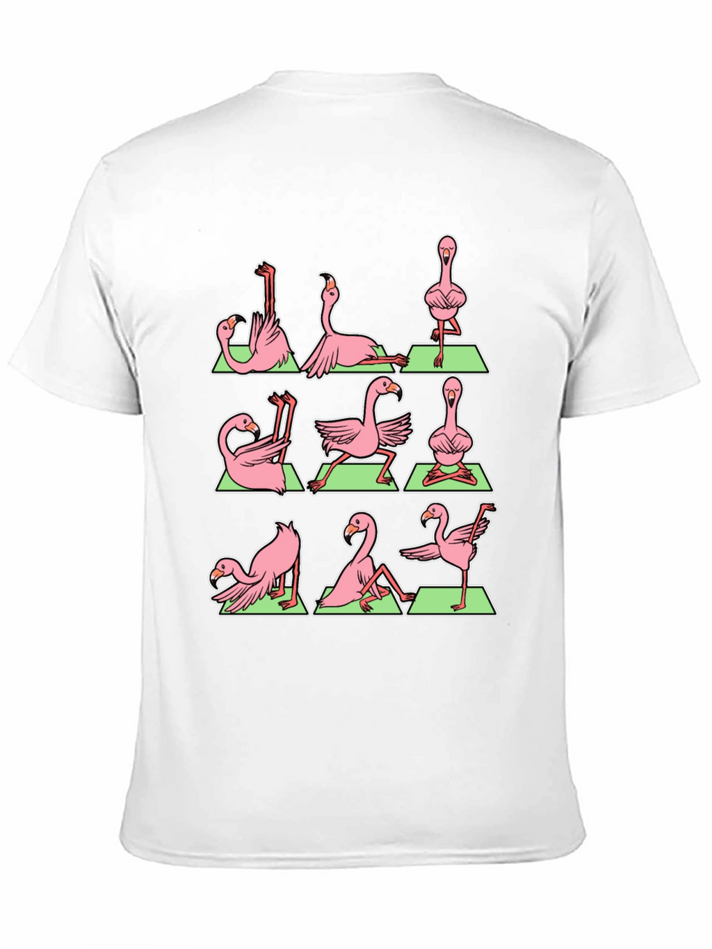 Yoga Flamingo T-Shirt - Black Graphic Tee
