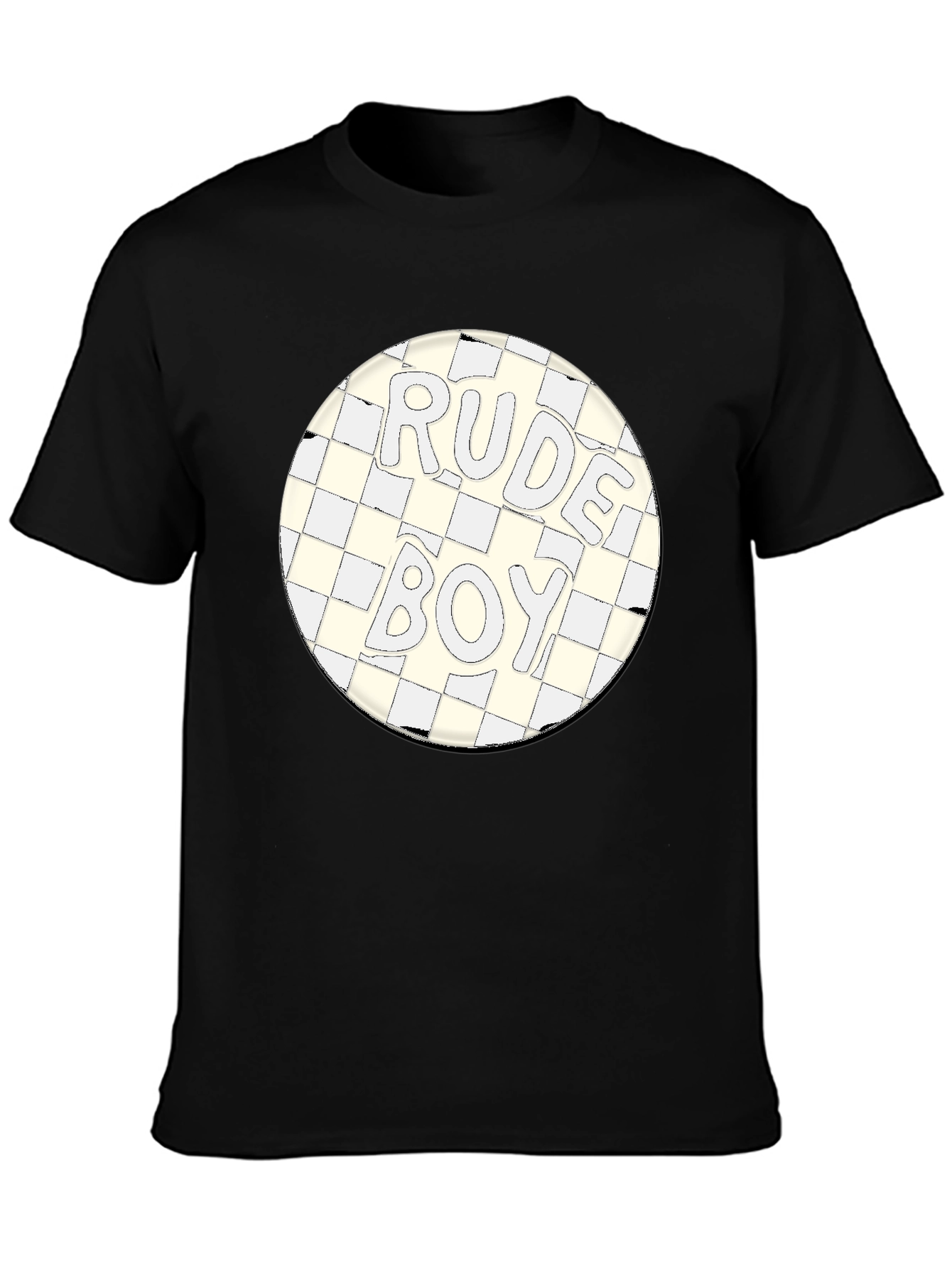 Rude Boy Graphic Black T-Shirt